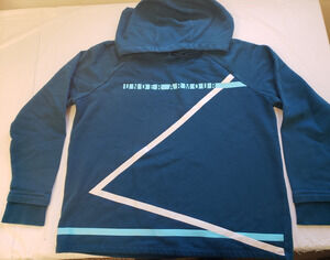 Women L Blue Pullover Hoode Under Armour Activewear